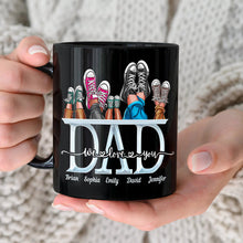 Load image into Gallery viewer, Custom Dad Mug - We Love You Personalized Gift Coffee Mug PopCulturePrints
