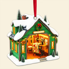 Load image into Gallery viewer, Sewing Room Christmas Ornament - A Heartwarming Personalized Gift for Sewing Lovers Ornament PopCulturePrints

