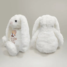 Load image into Gallery viewer, Hand Picked For Earth By My Grandpa Grandma - Personalized Soft Toy Bunny for Heartfelt Gifts Soft Toy Bunny PopCulturePrints
