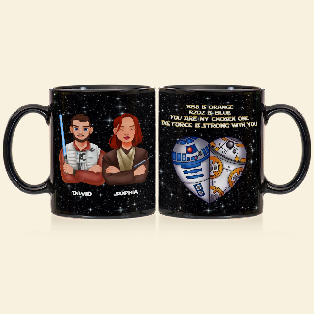 Star Adventure Personalized Couple Mug Set