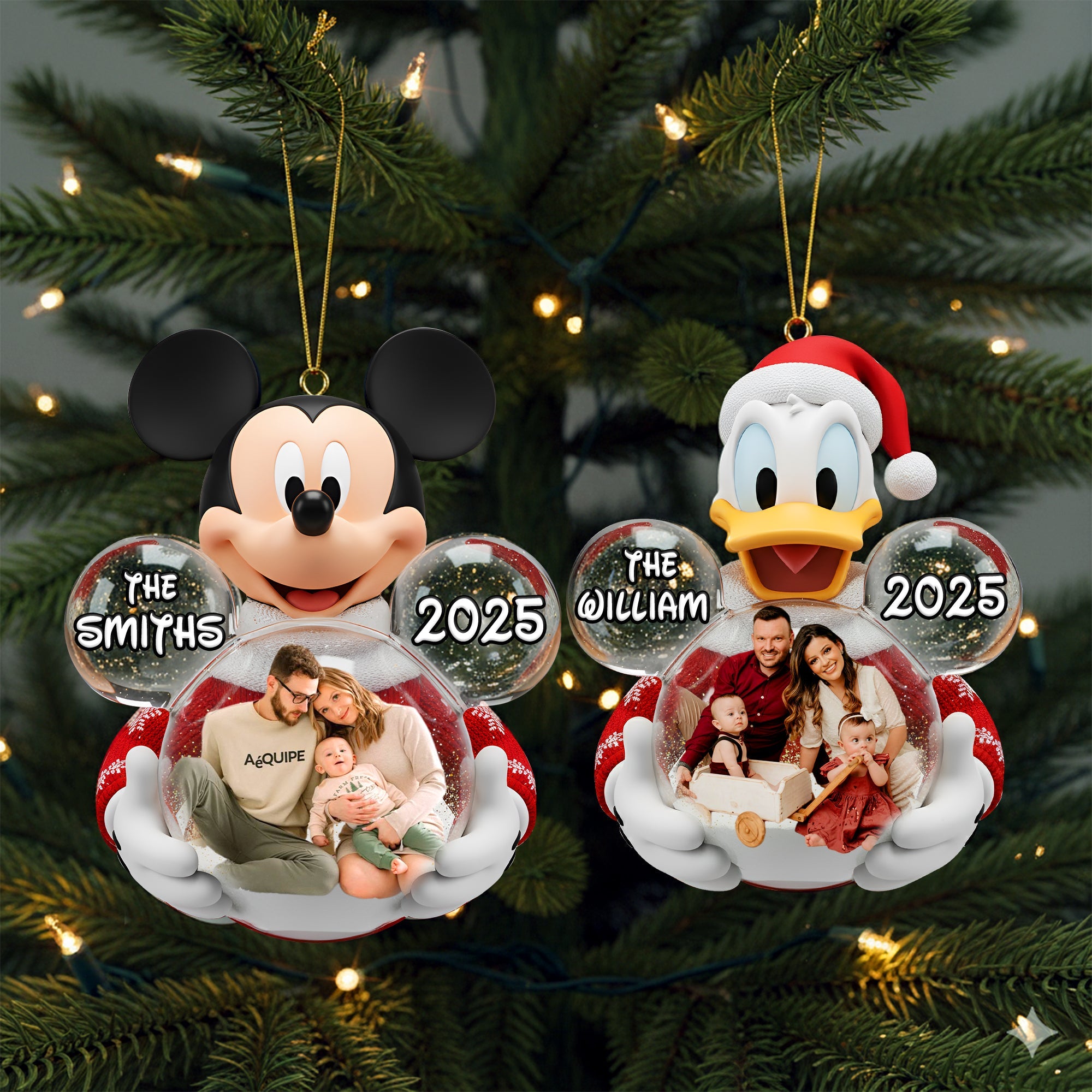 "Cherish Your Family Moments" – Personalized Family Memories Ornament - Custom Gift for Loved Ones Ornament PopCulturePrints