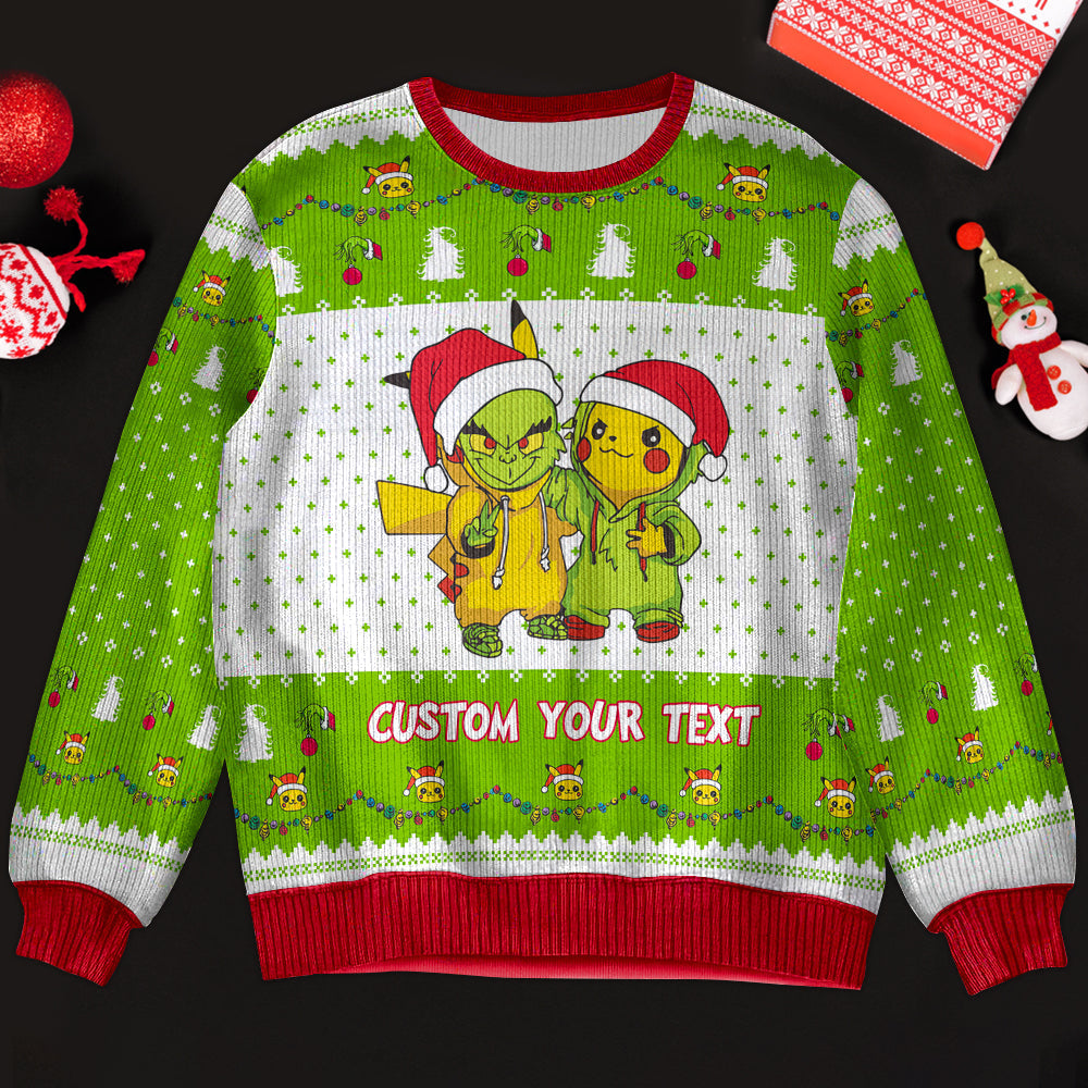 Customizable Christmas Sweater for Movie Fans Ugly Christmas Sweater PopCulturePrints