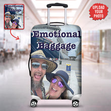 Load image into Gallery viewer, Personalized Emotional Baggage Luggage Covers for Couples Luggage Covers PopCulturePrints
