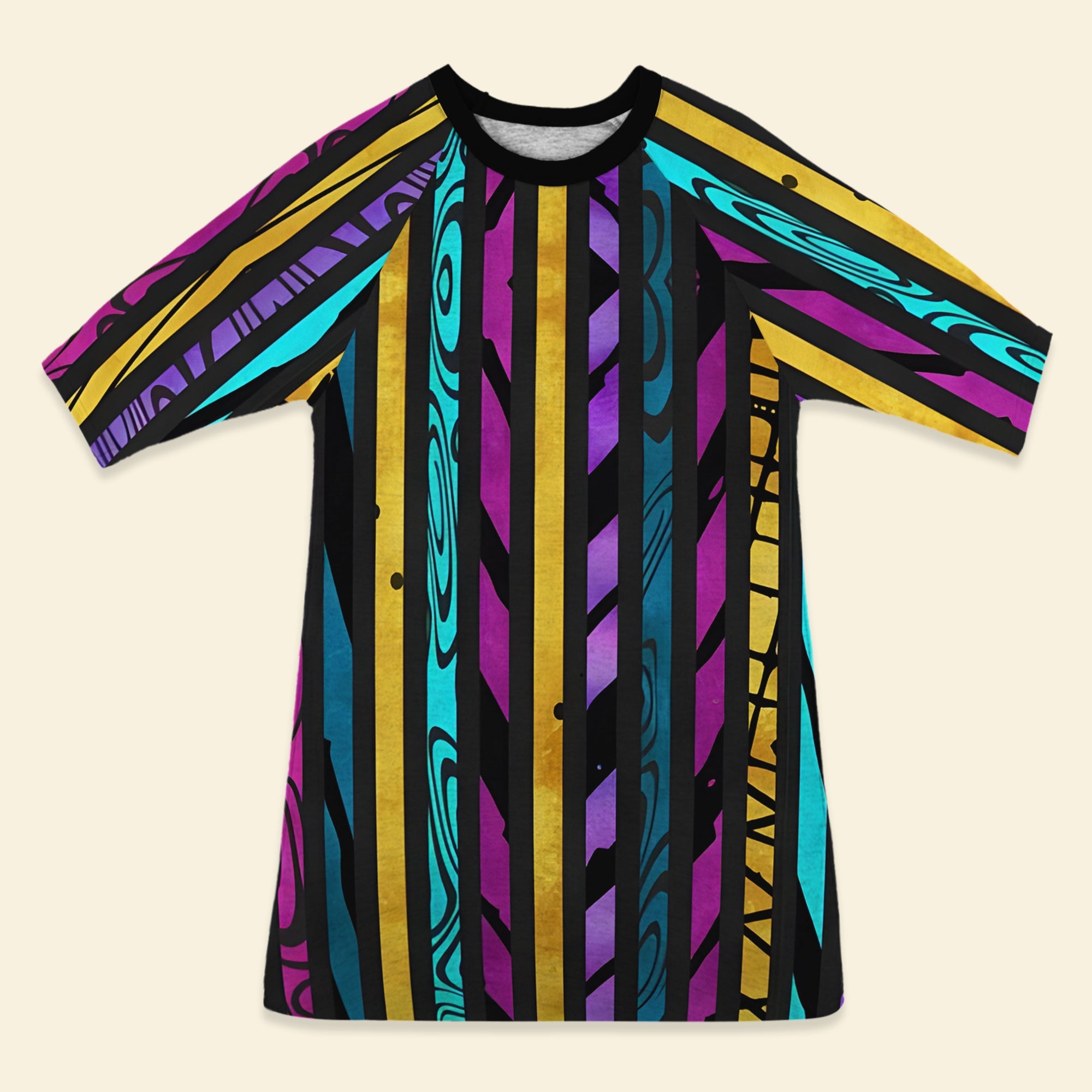 Personalized Raglan Dress for Movie Lovers AOP Products PopCulturePrints