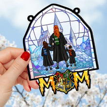 Load image into Gallery viewer, Personalized Magic Family Stained Glass Window Hanging
