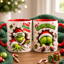 Load image into Gallery viewer, Stink Stank Stunk! Grinch Mug - Personalized Christmas Gift for Him &amp; Her
