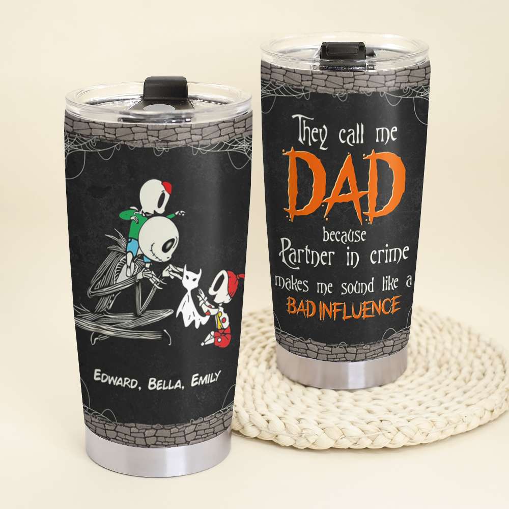 Personalized 'Partner in Crime' Mom Tumbler Gift