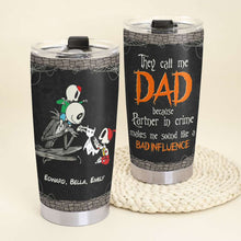 Load image into Gallery viewer, Personalized &#39;Partner in Crime&#39; Mom Tumbler Gift
