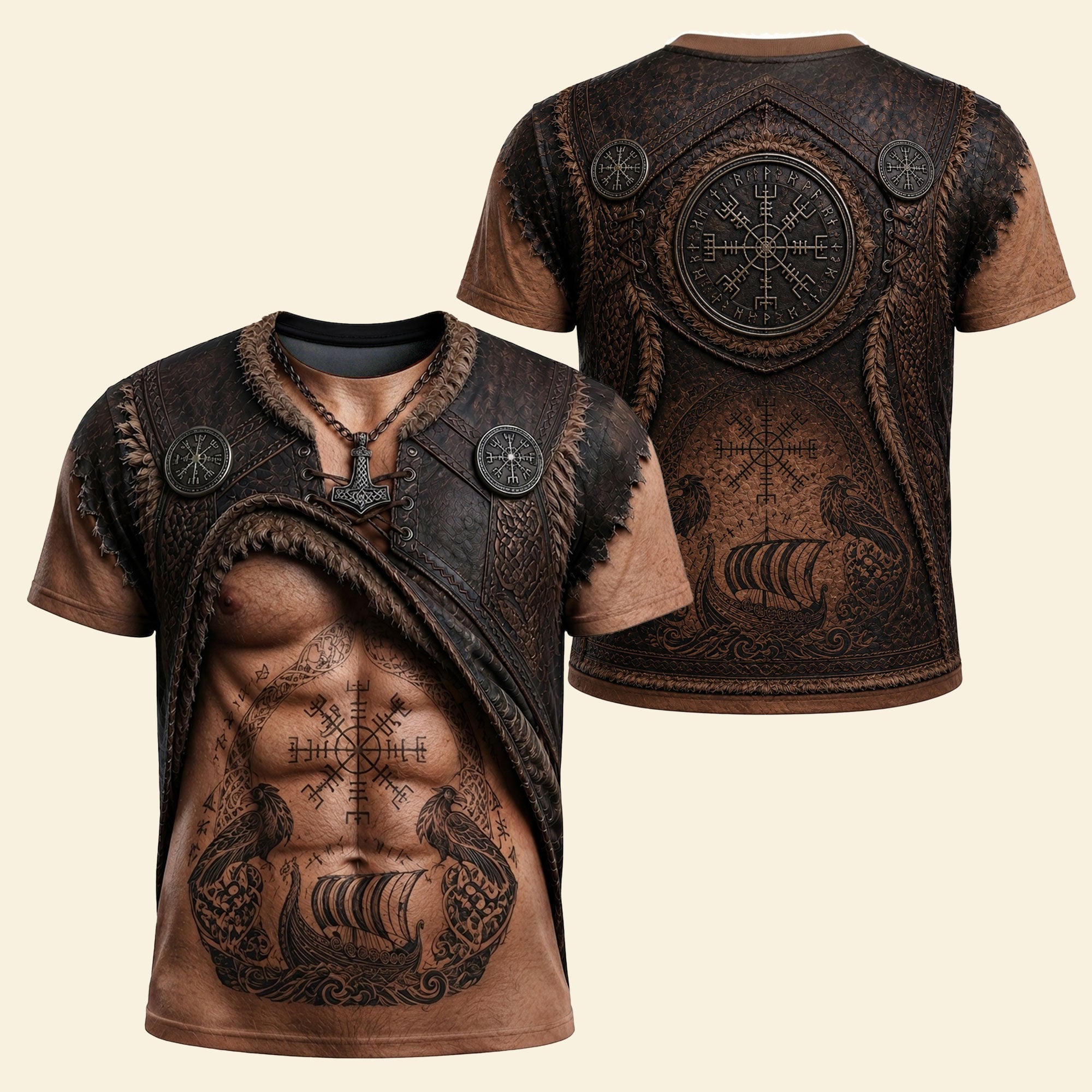 Vintage Battle Shirt - Personalized Gifts For Men 04OHTI160726 AOP Products PopCulturePrints