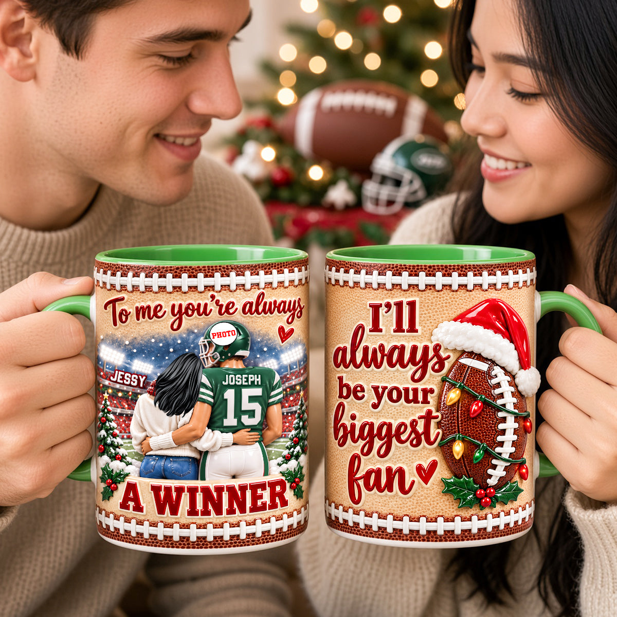 Sport Lover Couple Coffee Accent Mug - Personalized Gifts For Couple Coffee Mug 02HUDH131026 Coffee Mug PopCulturePrints
