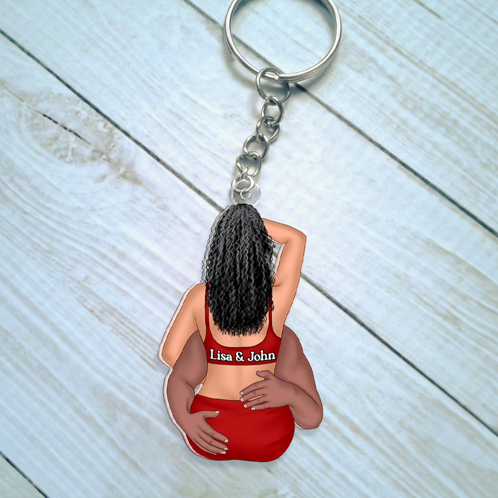 Personalized Keychain for Fun-loving Couples Keychains PopCulturePrints
