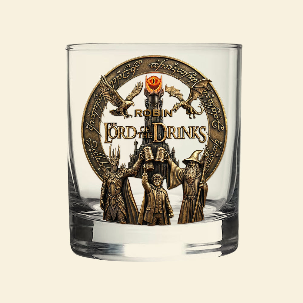 "Cheers to Epic Adventures!" - Personalized Drinking Glass - Gift for Friends, Gamers, and Movie Lovers Glass PopCulturePrints