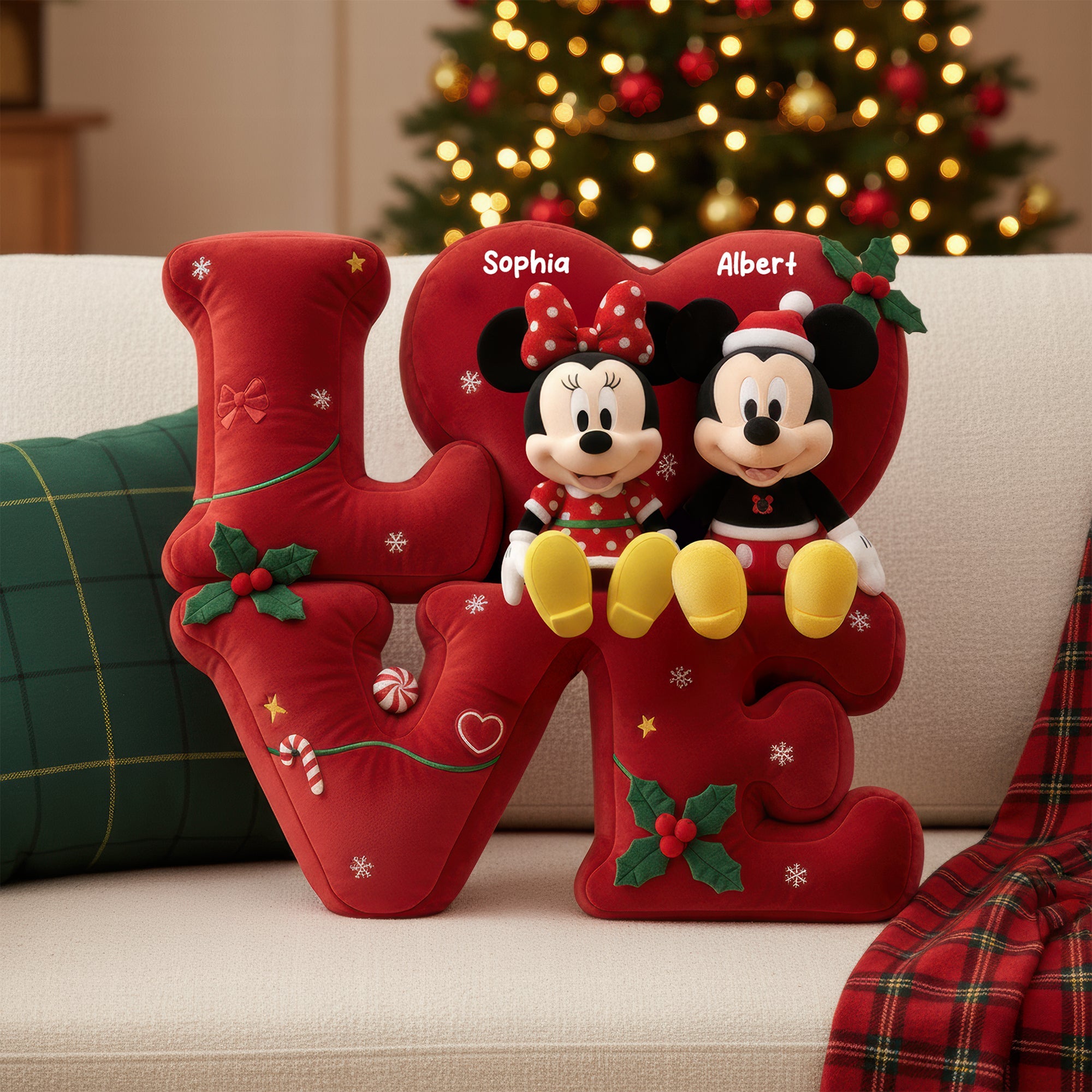 Sweet Love Pillow - A Heartfelt Personalized Gift for Couples Pillow PopCulturePrints