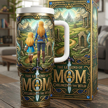Load image into Gallery viewer, Adventure Awaits - Legendary Adventure Mom Tumbler - Personalized Gift for Moms Tumbler Cup PopCulturePrints
