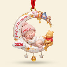 Load image into Gallery viewer, "A Magical First Christmas Memory" - Personalized Baby Ornament - Gift for New Parents, Children, and Grandparents
