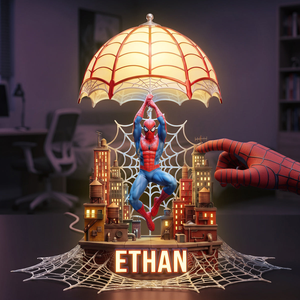 "Swing into Adventure!" - Legend Hero Light Box - Personalized Gift for Fans