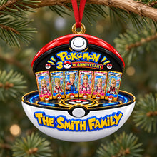 Load image into Gallery viewer, Celebrate Family Adventures - Personalized Acrylic Ornament - Unique Christmas Gift for Families Ornament PopCulturePrints
