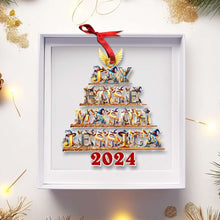 Load image into Gallery viewer, Personalized Family Christmas Acrylic Ornament 2024 Ornament PopCulturePrints
