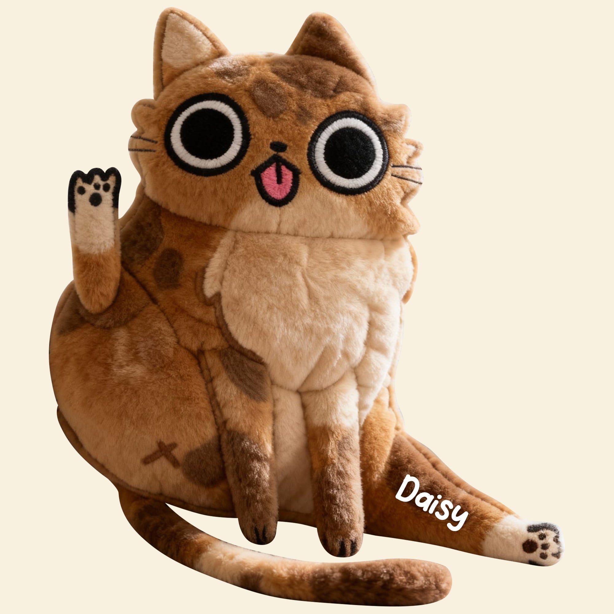 Pawsitively Fun Cat Custom Shape Pillow - Personalized Gifts for Cat Lovers Pillow PopCulturePrints