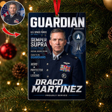 Load image into Gallery viewer, Honor Your Hero - Custom Photo Christmas Ornament for Proud Soldiers Ornament PopCulturePrints
