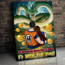 Load image into Gallery viewer, Anime-Inspired Personalized Couple Canvas Print | Valentine&#39;s Day Gifts Poster &amp; Canvas PopCulturePrints
