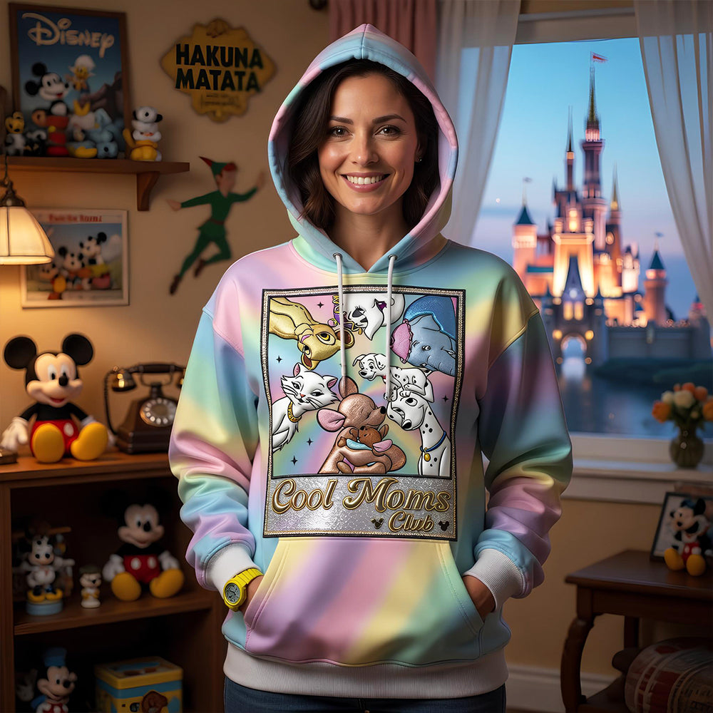 Cool Moms Club 3D Shirt - Personalized Gifts for Mom and Grandma AOP Products PopCulturePrints