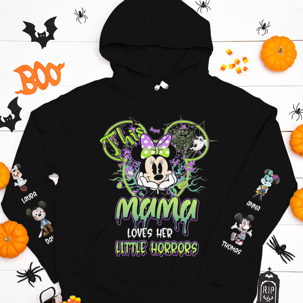 Personalized Spooky Mama Halloween Hoodie