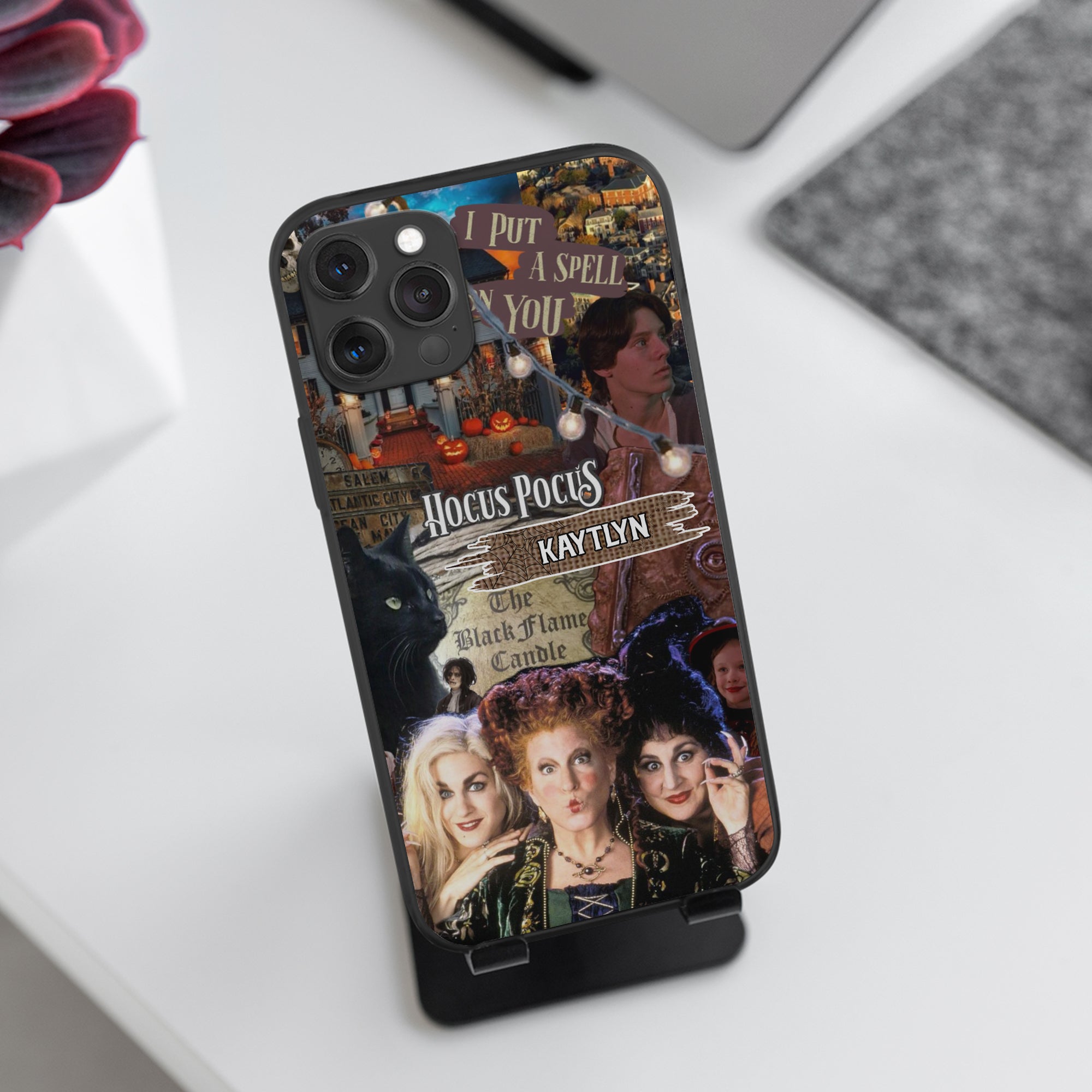 Personalized 'Hocus Pocus' Horror-Themed Halloween Phone Case