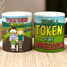 Load image into Gallery viewer, Together Since 2025 - Custom Cartoon Couple Mug for Loved Ones Coffee Mug PopCulturePrints
