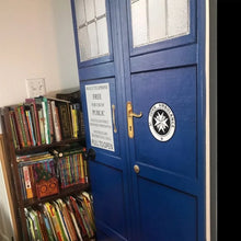 Load image into Gallery viewer, Police Box Door Cover - Perfect For Movie Fans Door Covers PopCulturePrints
