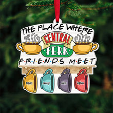 Load image into Gallery viewer, Personalized Friends Gathering Ornament - Christmas Gift
