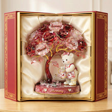 Load image into Gallery viewer, "Growing With Mom - A Cherished Keepsake for Every Mother" - Personalized Acrylic Plaque - Gift for Mom, Grandma, and More Shaped Plaques PopCulturePrints
