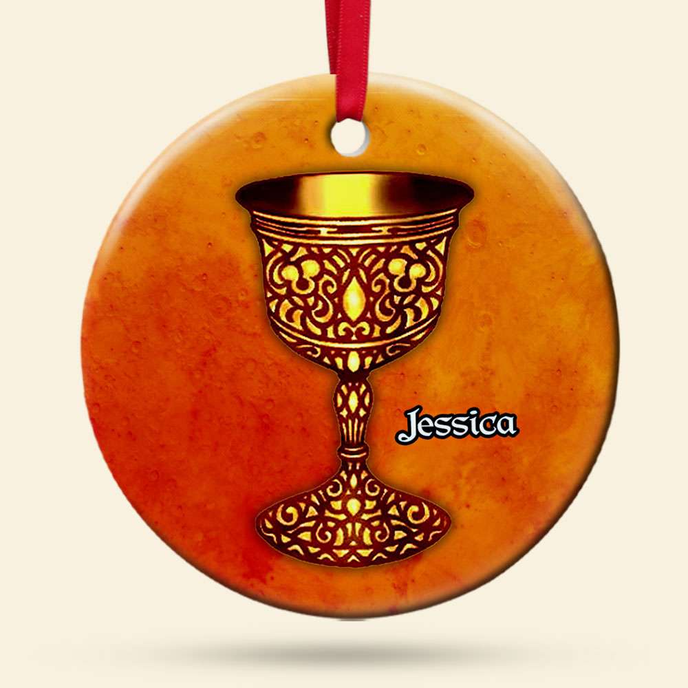 Customized Book Lover Christmas Ornament - Festive Edition Ornament PopCulturePrints