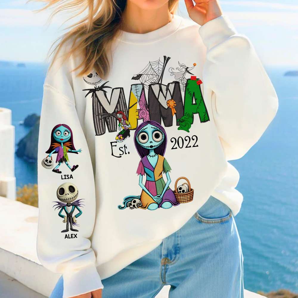 "Celebrate Mom's Unique Style" - Personalized Horror Mom Shirt - Gift for Mom, Grandma and Kids AOP Products PopCulturePrints