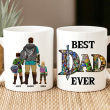Load image into Gallery viewer, Custom Pop Culture Dad Mug - Best Dad Ever Personalized Gift Coffee Mug PopCulturePrints
