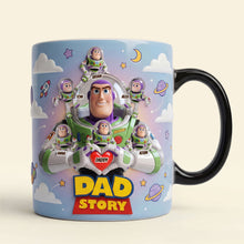 Load image into Gallery viewer, “To Infinity and Beyond!” - Personalized Space Hero Dad Magic Coffee Mug - Perfect Gift for Dad and Grandpa Coffee Mug PopCulturePrints
