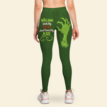 Load image into Gallery viewer, &quot;Stole My Heart and Owns My Ass&quot; - Funny Girlfriend Leggings - Personalized Gift for Her Shorts and Pants PopCulturePrints
