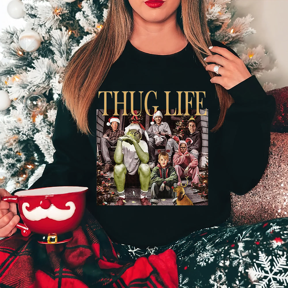 Thug Life Christmas Comedy Friends Shirt