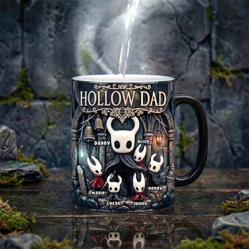 Hollow Dad - A Unique Personalized Coffee Mug for Gamers - Perfect Gift for Dad & Grandpa Coffee Mug PopCulturePrints