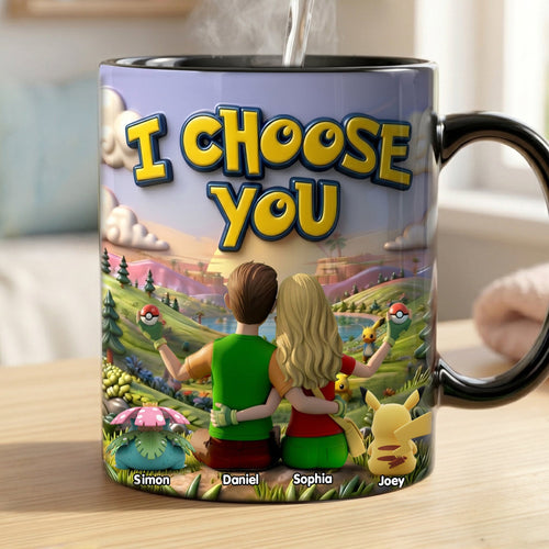 I Choose You - Personalized Magic Mug for the Greatest Lover Coffee Mug PopCulturePrints