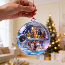 Load image into Gallery viewer, Celebrate Christmas with a Galaxy Far Away - Personalized Acrylic Ornament

