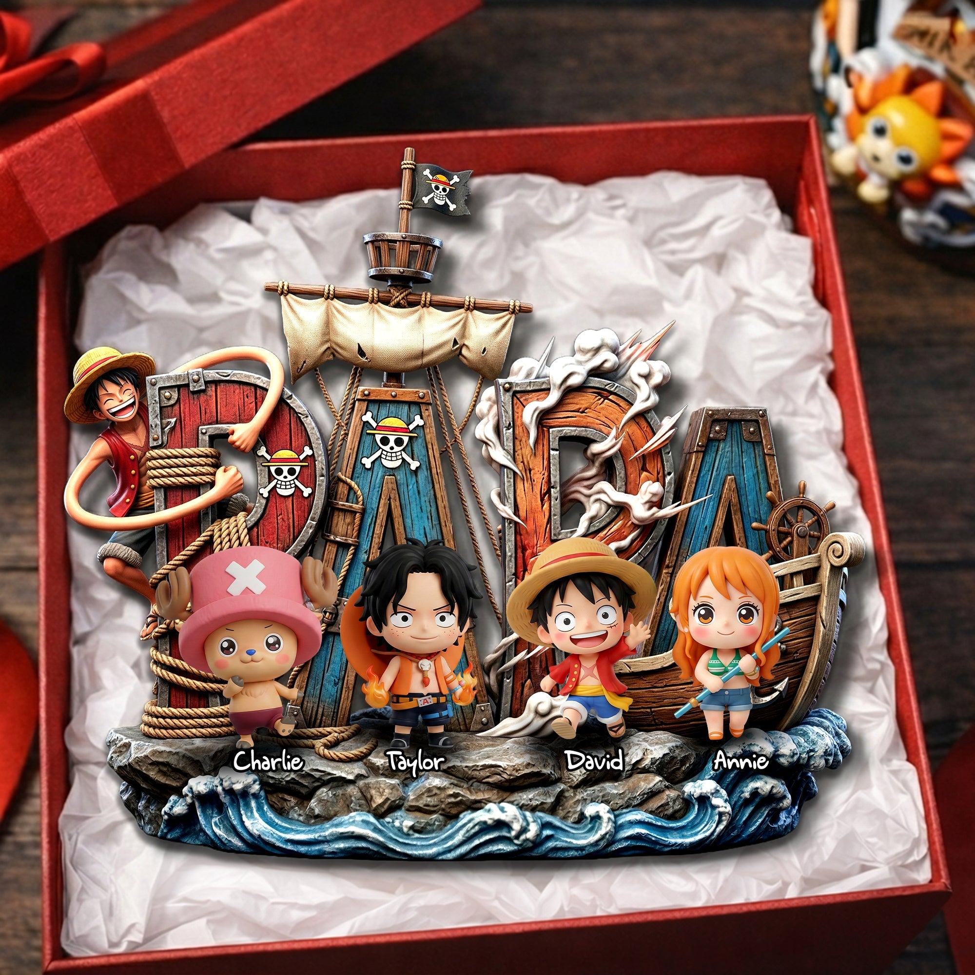 “Adventure Awaits with Your Crew!” - Personalized Adventure Crew Dad Acrylic Plaque - Custom Gift for Dad, Grandpa, and All Adventure Lovers Shaped Plaques PopCulturePrints