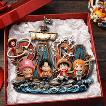 Load image into Gallery viewer, “Adventure Awaits with Your Crew!” - Personalized Adventure Crew Dad Acrylic Plaque - Custom Gift for Dad, Grandpa, and All Adventure Lovers Shaped Plaques PopCulturePrints
