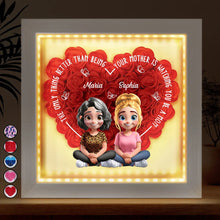 Load image into Gallery viewer, The Only Thing Better Than Being Your Mom - Personalized LED Light Flower Shadow Box LED Light Flower Shadow Box PopCulturePrints
