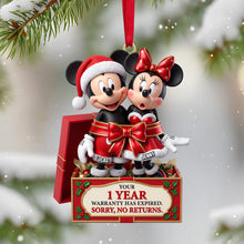 Load image into Gallery viewer, ‘Your 1 Year Warranty Has Expired’ - Personalized Funny Christmas Ornament for Couples
