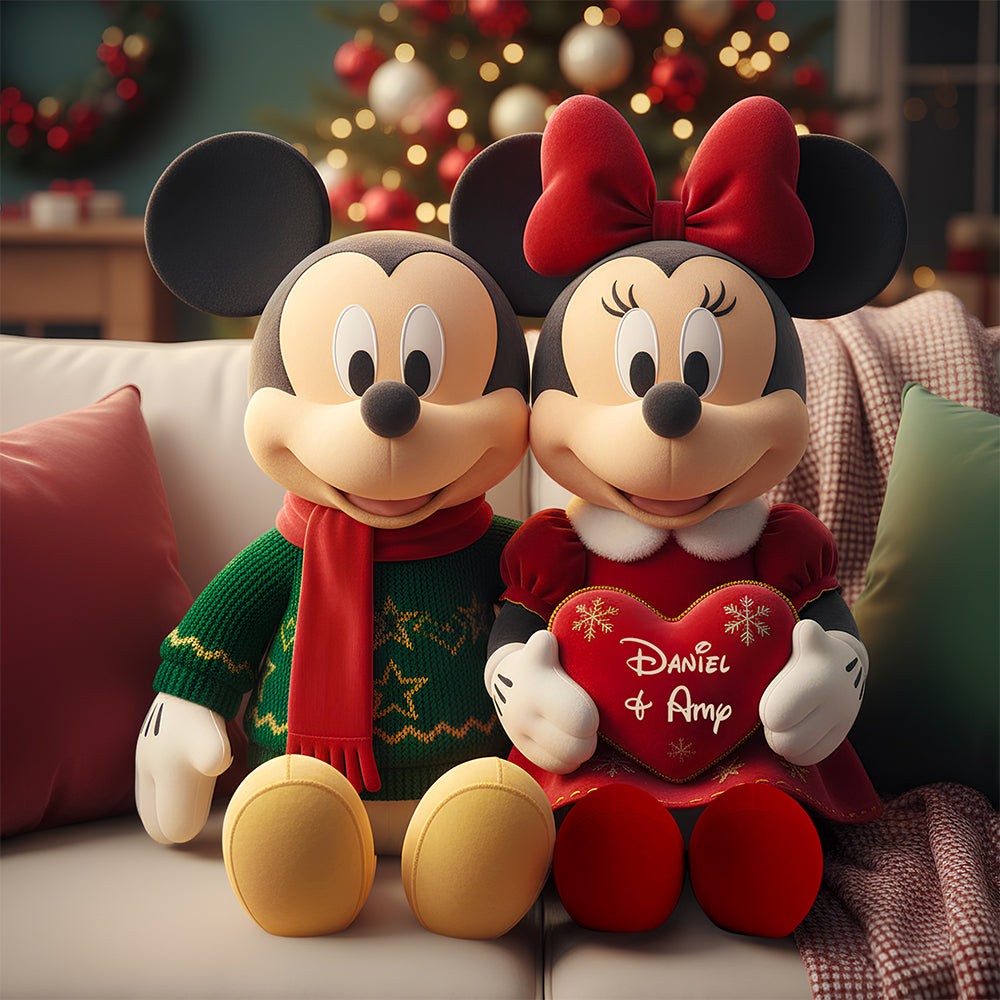Forever Together - Personalized Christmas Pillow for Couples Pillow PopCulturePrints