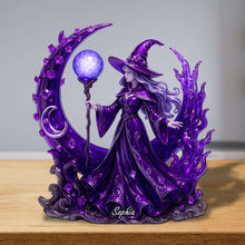 Load image into Gallery viewer, “Embrace Your Magic” - Witch Acrylic Plaque - Personalized Gifts For Witch Lovers Shaped Plaques PopCulturePrints
