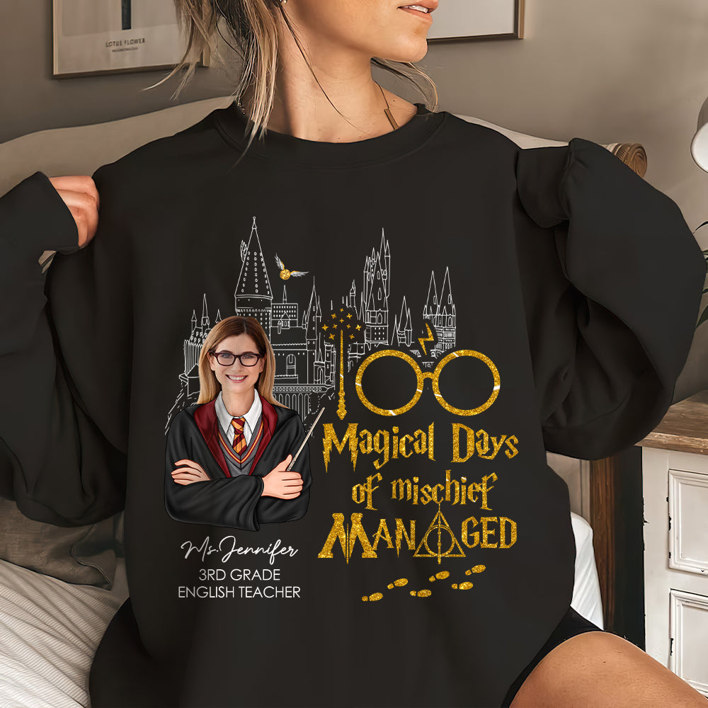 Personalized Harry Potter-Themed Teacher Sweatshirt