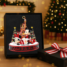 Load image into Gallery viewer, I Licked It So It&#39;s Mine - Personalized Cute Mischievous Couple Acrylic Ornament Ornament PopCulturePrints
