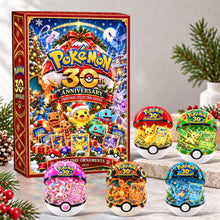 Load image into Gallery viewer, Celebrate 30 Magical Years! Pokémon 30th Anniversary Christmas Advent Calendar - Personalized Gift for Pokémon Lovers Advent Calendar PopCulturePrints
